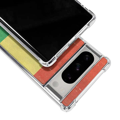 Bolivia Flag Distressed Google Pixel 8 Pro Clear Case